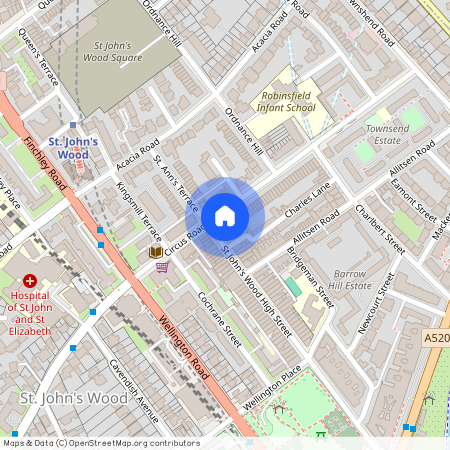 Eagle House, 1 St. Johns Wood Terrace, St John's Wood, London