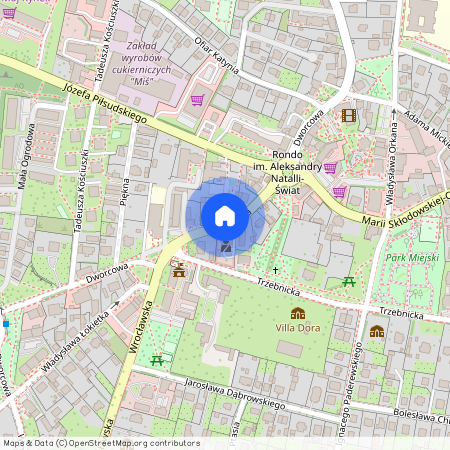 ul. Dworcowa, Oborniki Śląskie, Oborniki Śląskie, trzebnicki, dolnośląskie
