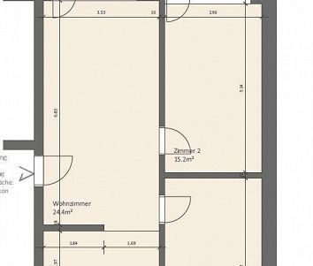 Gemütliche Wohnung mit Wintergarten und Balkon - Foto 3