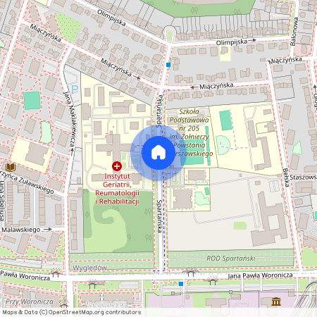 ul. Spartańska, Wyględów, Mokotów, Warszawa, mazowieckie