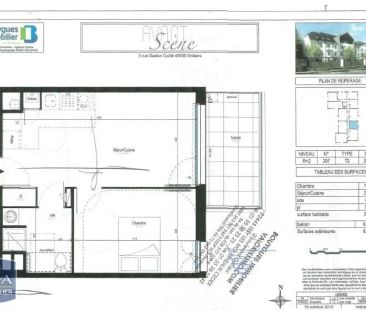 Appartement à louer 2 pièces 38.03m² - Photo 2