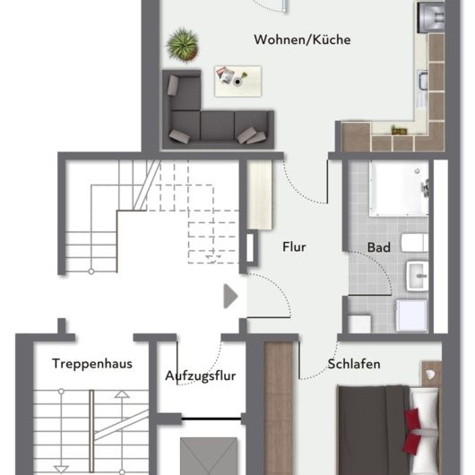 Komfortwohnen - 2-Raumwohnung mit modernen Grundriss - Foto 1