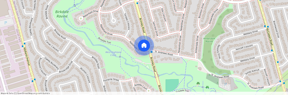 1 Applefield Drive Unit# Main, Toronto