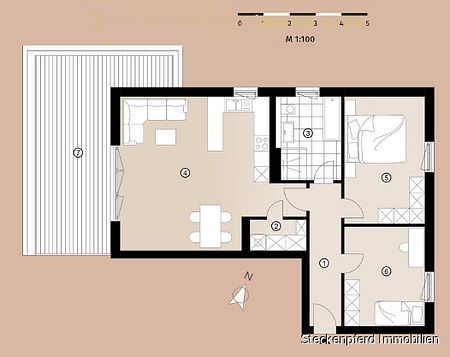 Wohnglück am Weinberg: mit XXL Dachterrasse und Weitblick - Foto 5