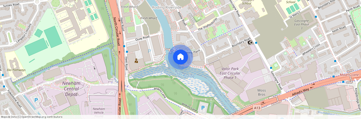 Spring Place, Abbey Road, Barking, Essex, IG11