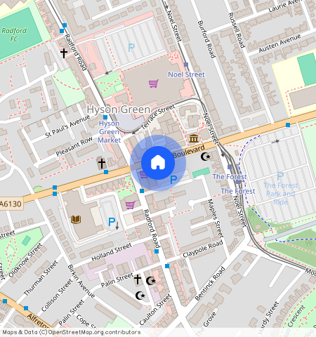 ** Gregory Boulevard, Nottingham