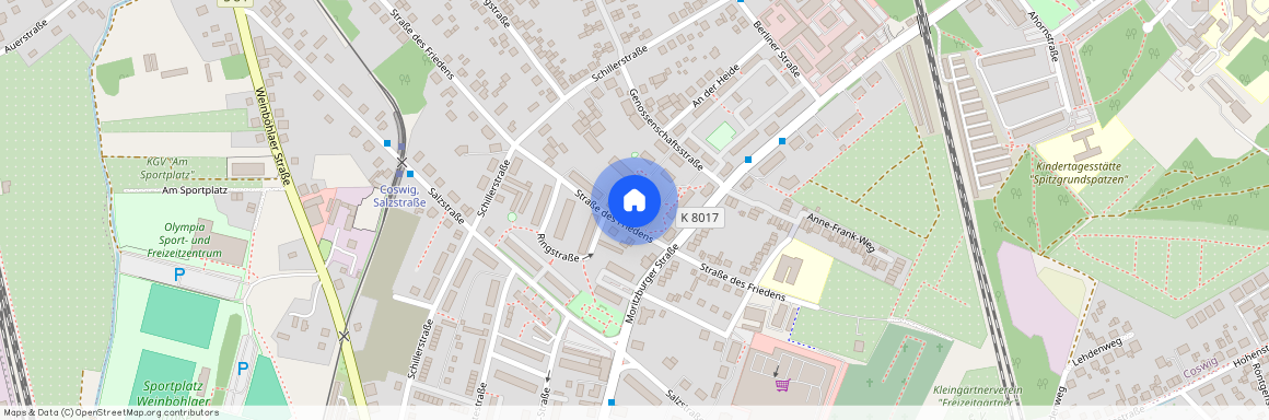 Straße des Friedens 20a, 01640 Sachsen - Coswig