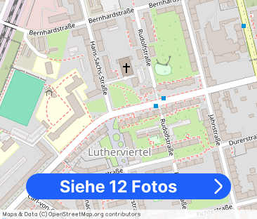 3-Raum in Chemnitz • separates WC • Laminat • imposante Jugendstilv... - Foto 1