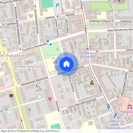 ul. Juliana Tuwima, Centrum Południe, Zabrze, śląskie