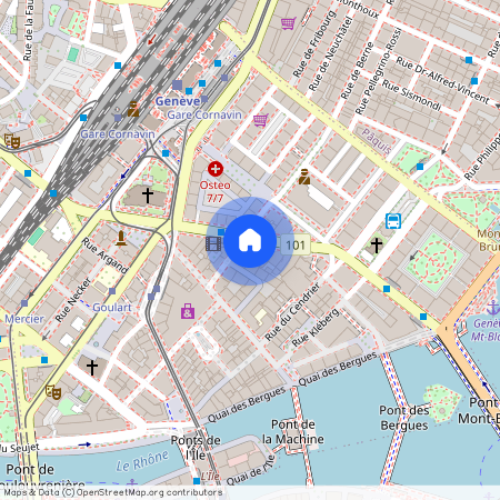 Rue de Chantepoulet 13, Gare Cornavin