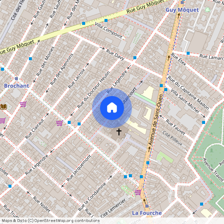 Appartement à louer rue Dautancourt, Paris 17ème