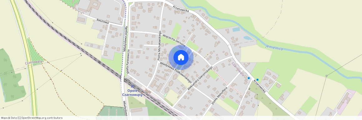 ul. 1 Maja, Czarnowąsy, Opole, opolskie