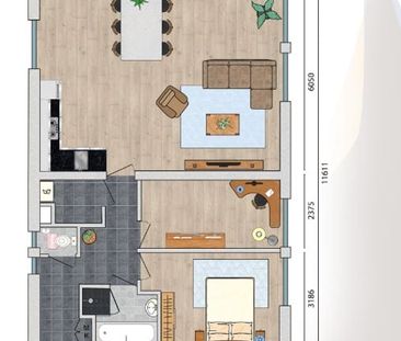 Appartement te huur: De Dissel 120 6846 KA Arnhem - Foto 2