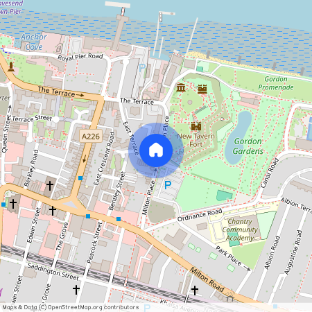 Milton Place, Gravesend, Kent, DA12