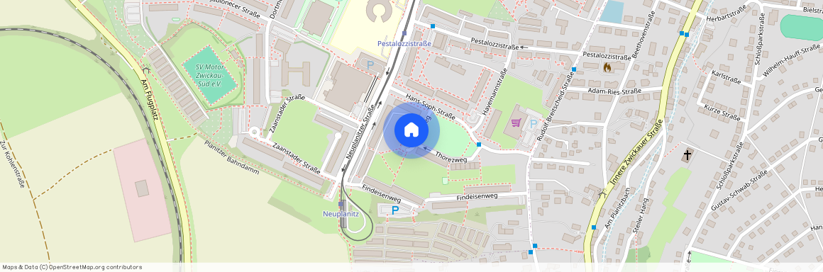 4. Etage, Thorezweg 8, Planitz, Zwickau