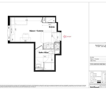 Location Appartement 1 pièce 22m² MERIGNAC 33700 - Photo 4