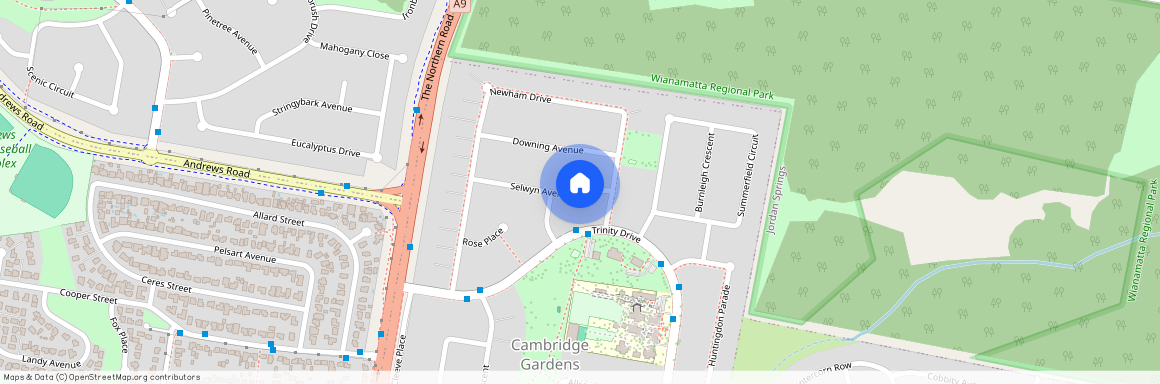 Cambridge Gardens, Sydney - Outer West and Blue Mountains