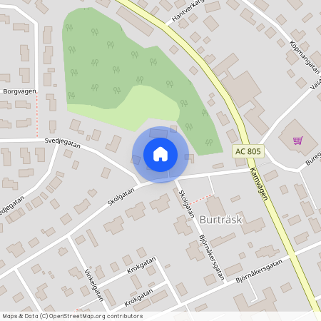 Burträsk, Västerbotten, Skellefteå, Skolgatan 33 A