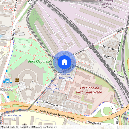 ul. Kamienna, Kleparz, Stare Miasto, Kraków, małopolskie