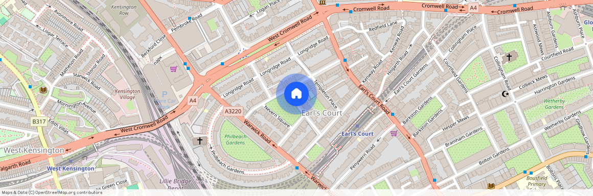 Earl's Court, Nevern Square, SW5 9NN, London