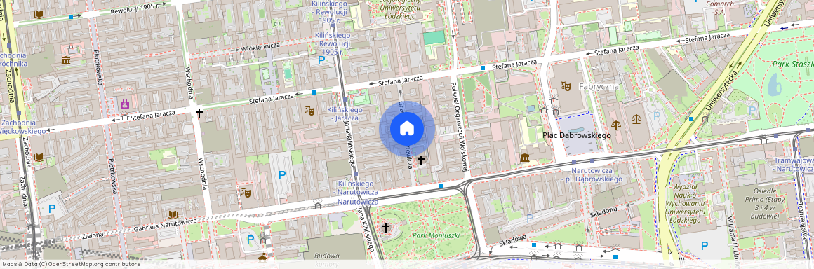 ul. Grzegorza Piramowicza, Fabryczna, Śródmieście, Łódź, łódzkie