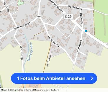 (EF1197_M) Fulda: Edelzell, preiswertes möbliertes Apartment mit Du... - Foto 1