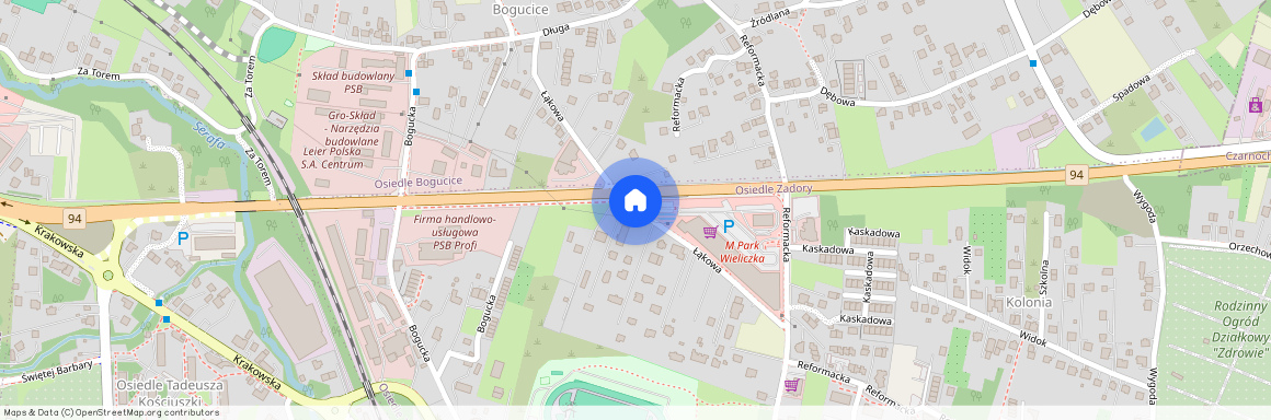 ul. Łąkowa, Wieliczka, Wieliczka, wielicki, małopolskie