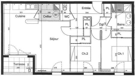 Appartement 3 pièces - - Photo 2