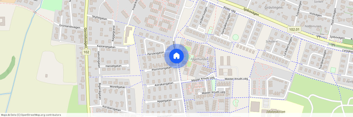 Idalavägen, Veberöd