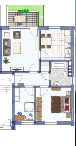 Erdgeschosswohnung mit Terrasse – inkl. Garage - Photo 4