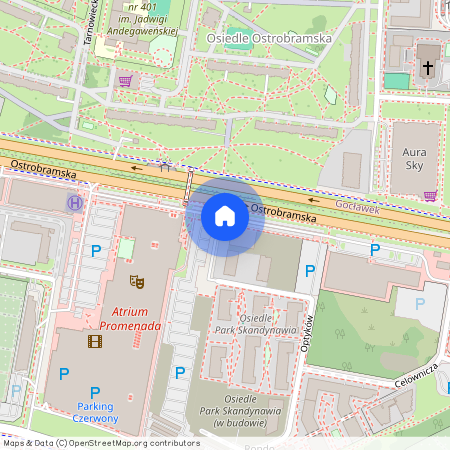 ul. Ostrobramska, Gocław, Praga-Południe, Warszawa, mazowieckie