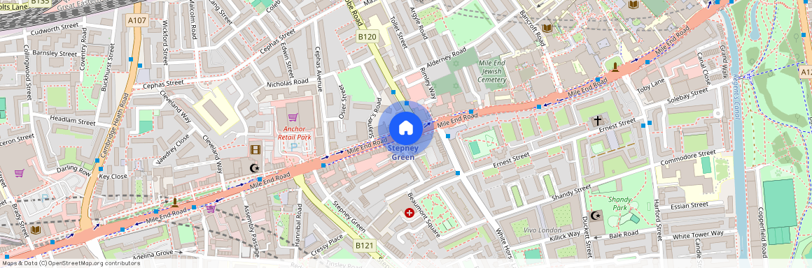 Mile End Road, E1, London