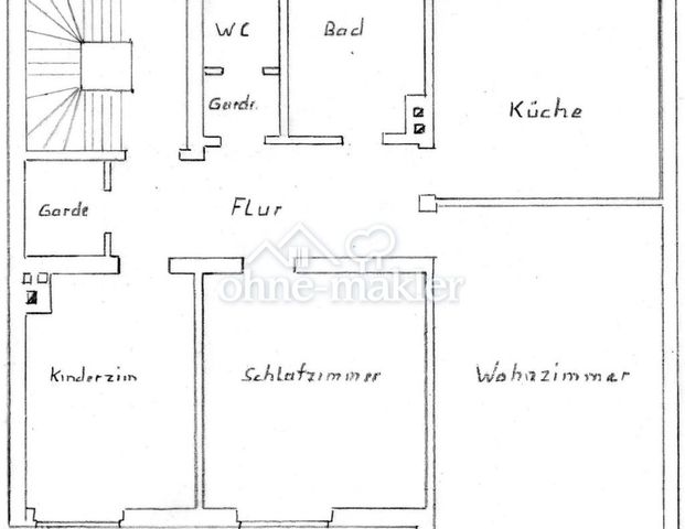 Helle grosszügige 3-Zimmer-Wohnung + Wohnküche + Bad + Gästetoilette, Stadtmitte von Rodalben - Foto 1