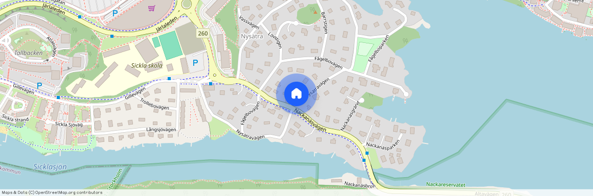 Nysätravägen, Nacka