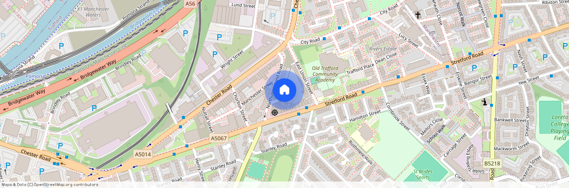 Northumberland Road, Old Trafford, Manchester. M16 9DA