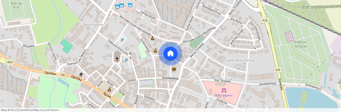 ul. Bolesława Chrobrego, Strzelce Opolskie, Strzelce Opolskie, strzelecki, opolskie