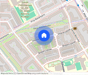 Kabaty, ul. Villardczyków, 2 pok. 54 m2, balkon - Фото 1