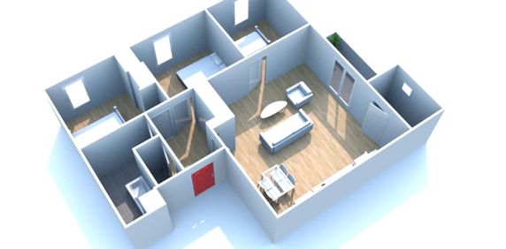À louer T4 appartement à Cany-Barville - Photo 2