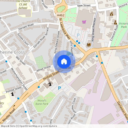 Bishop House, Flat 3 Pinfold Street, WEDNESBURY WS10 8TB