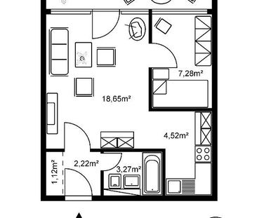 Schöne 1-Zimmerwohnung wartet auf neue Bewohner! - Photo 4