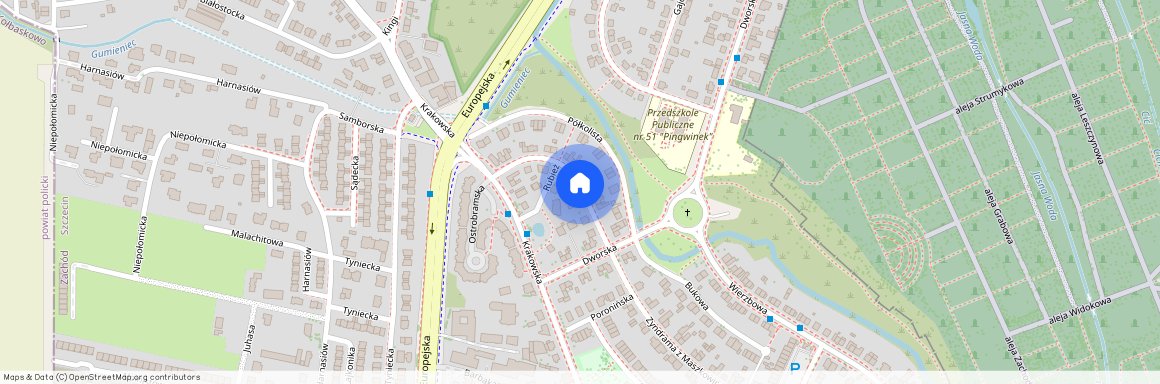 ul. Rubież, Gumieńce, Zachód, Szczecin, zachodniopomorskie