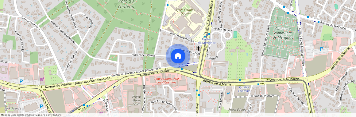 Rue Jean Balde, Francja, Merignac