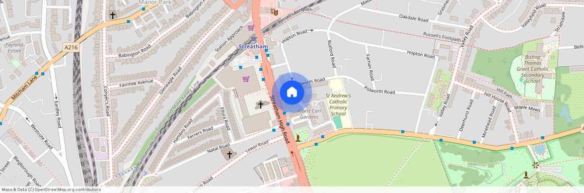 Albert Carr Gardens, Streatham