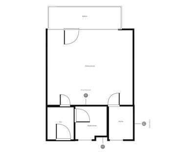 Gemütliche 1-Zimmerwohnung im Erdgeschoss mit separaten Eingang - Photo 1