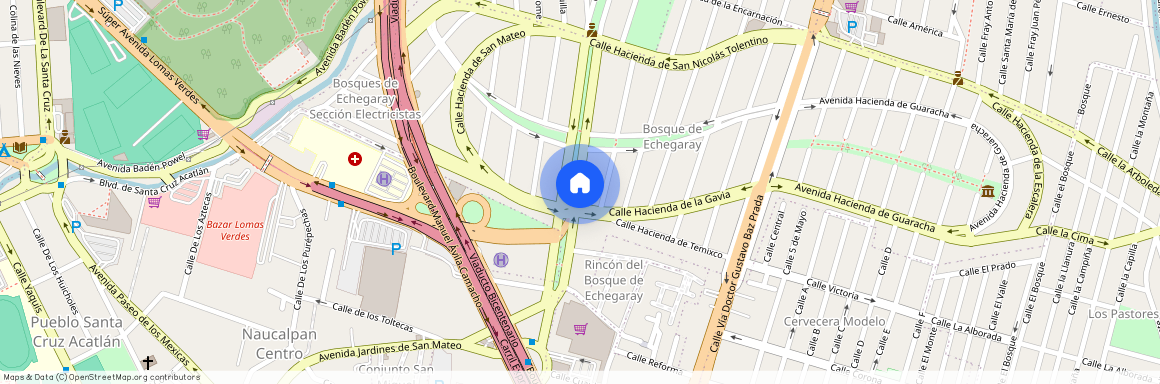 Calle Paseo de la Hacienda de Echegaray 68, 53010 Ciudad Satélite, MEX, Mexico