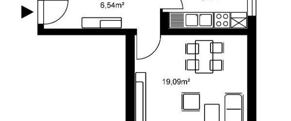 Schöne 2-Zimmer-Wohnung mit Balkon, Aufzug und neuem Vinyl-Boden in Parkettoptik zum 01.01.2026 zu vermieten - Foto 1