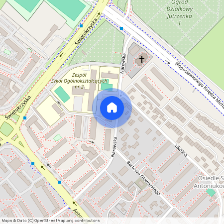 ul. Narewska 9, Antoniuk, Białystok, podlaskie