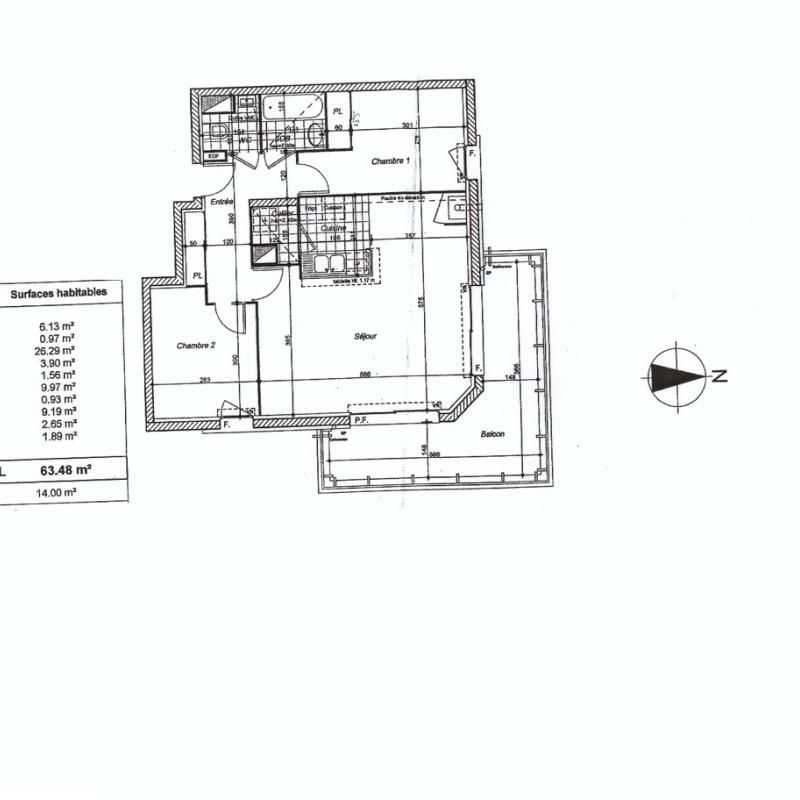 Appartement T3 à louer Chantepie - 63 m² - Photo 1
