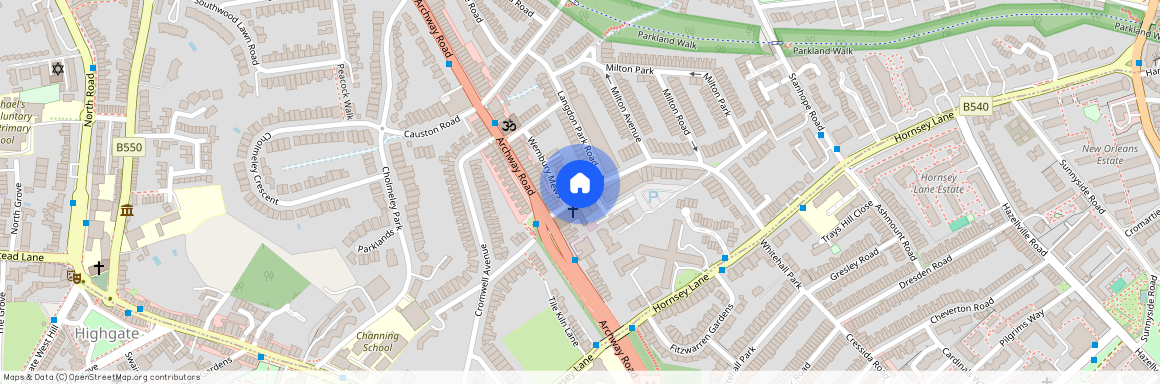 Langdon Park Road, N6 5PS, London