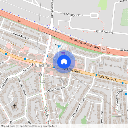 Blackfen Parade, Blackfen Road, Sidcup, Kent, DA15